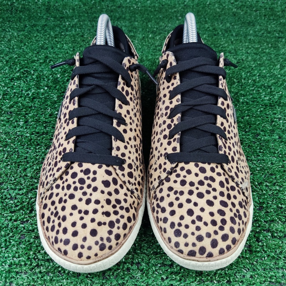 Dr Scholls Sneakers Women 8 Brown Sweet Kicks Leopard Print Animal Low Top Shoes - Picture 3 of 9